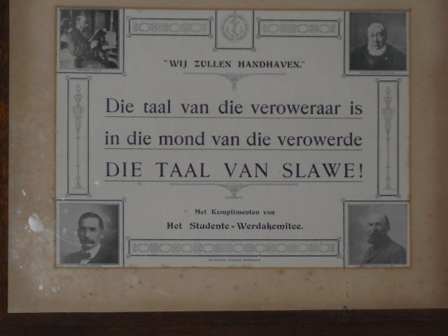 Woorde van gister, tydens tweede taalbeweging, is vandag weer waar. Dis nou die derde taalbeweging